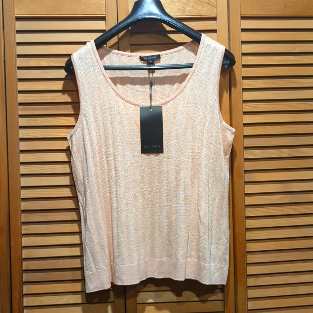 ST. JOHN sleeveless top XL